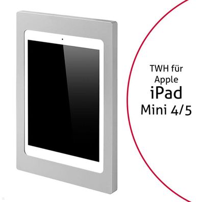 TabLines TWH046S Tablet Wandhalterung fér Apple iPad Mini 4/5, silber