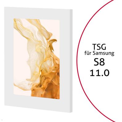TabLines TSG089W Tablet Schutzgehäuse fér Samsung Tab S8 11 Zoll, weiß