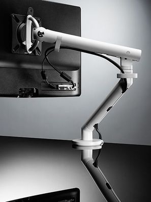 CBS Flo Dynamic Monitor Tischhalterung mit Tischklemme silber