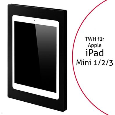 TabLines TWH047B Tablet Wandhalterung fér Apple iPad Mini 1/2/3, schwarz