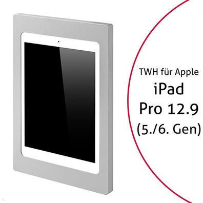 TabLines TWH041S Tablet Wandhalterung fér Apple iPad Pro 12.9 (5./6. Gen.) silbe...