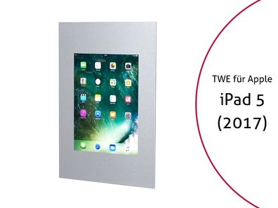 TabLines TWE034S Tablet Wandeinbau fér Apple iPad 5 (2017), silber