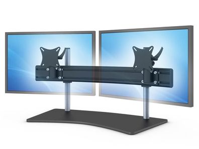MonLines Para-System 2-fach Monitorständer fér den Tisch WS, schwarz