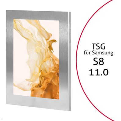 TabLines TSG089E Tablet Schutzgehäuse fér Samsung Tab S8 11 Zoll, Edelstahl