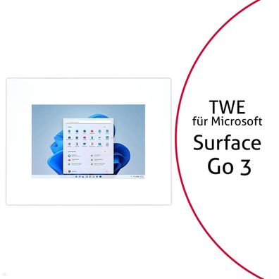 TabLines TWE099W Tablet Wandeinbau fér Microsoft Surface Go 3, weiß