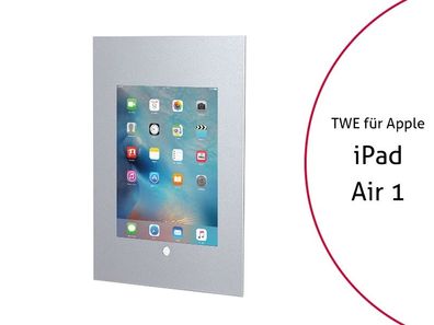 TabLines TWE051S Tablet Wandeinbau fér Apple iPad Air 1 HB, silber