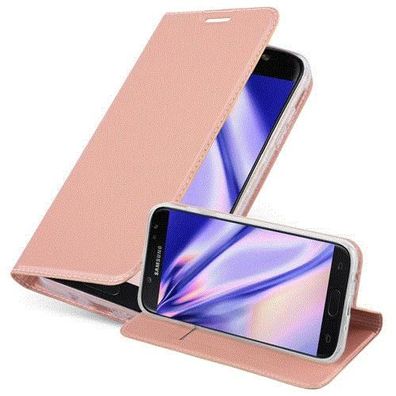 Cadorabo Hülle kompatibel mit Samsung Galaxy J7 2017 in CLASSY ROSÉ GOLD - Schutzh...