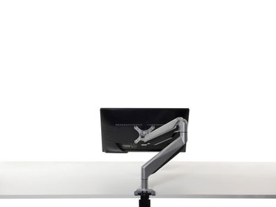 BakkerElkhuizen Monitor Tischhalterung mit Klemme bis 27 Zoll, silber
