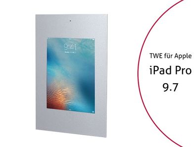 TabLines TWE046S Tablet Wandeinbau fér Apple iPad Pro 9.7 - DS, silber