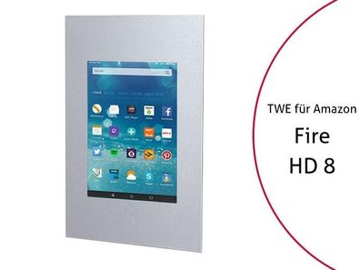 TabLines TWE060S Tablet Wandeinbau fér Amazon fire HD 8 (2017), silber