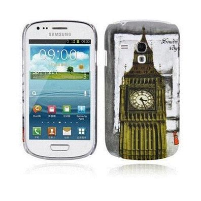Cadorabo Hülle kompatibel mit Samsung Galaxy S3 MINI mit LONDON - BIG BEN Aufdruck...
