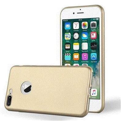 Cadorabo Hülle kompatibel mit Apple iPhone 7 PLUS / 7S PLUS / 8 PLUS in Metallic ...