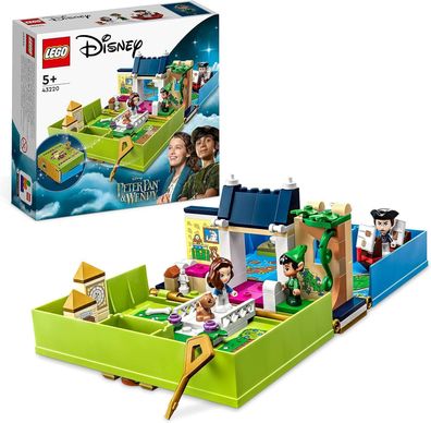 LEGO 43220 Disney Classic Peter Pan & Wendy Märchenbuch-Abenteuer Spielzeug