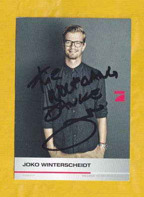 Joko Winterscheidt (deutscher Moderator - Pro 7) - persönlich signiert
