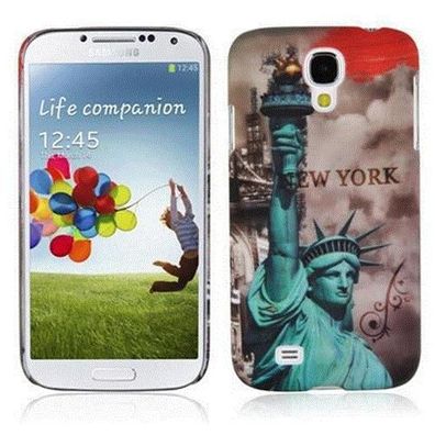 Cadorabo Hülle kompatibel mit Samsung Galaxy S4 mit NEW YORK - Freiheitsstatue ...