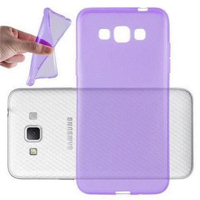 Cadorabo Hülle kompatibel mit Samsung Galaxy GRAND 3 in Transparent LILA - Schutzh...