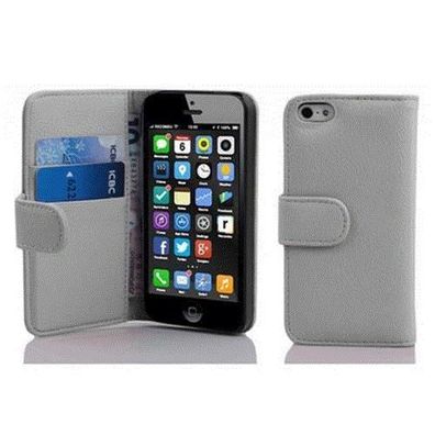 Cadorabo Hülle kompatibel mit Apple iPhone 5C in Magnesium WEIß - Schutzhülle aus ...