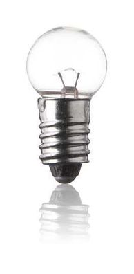 Kleinglühlampe - Kugellampe E5,5 - 3,5 V
