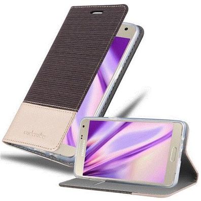 Cadorabo Hülle kompatibel mit Samsung Galaxy A5 2015 in Anthrazit GOLD - Schutzhül...