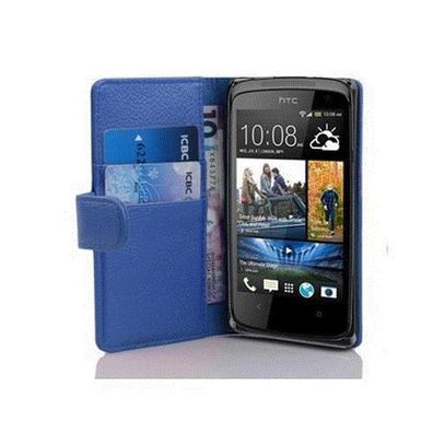 Cadorabo Hülle kompatibel mit HTC Desire 500 in KÖNIGS BLAU - Schutzhülle aus ...
