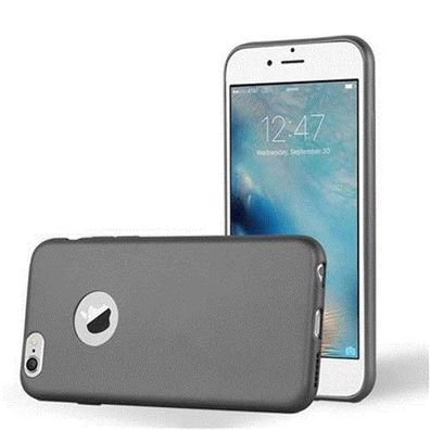 Cadorabo Hülle kompatibel mit Apple iPhone 6 PLUS / 6S PLUS in Metallic GRAU - ...