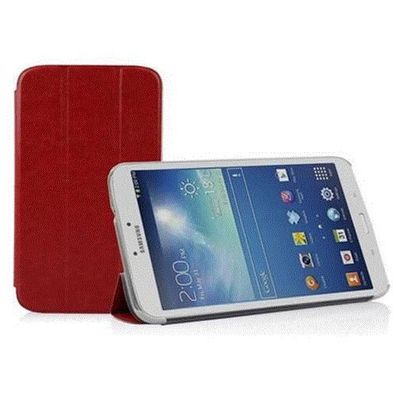 Cadorabo Tablet Hülle kompatibel mit Samsung Galaxy Tab 3 (8 Zoll) in DATTEL BRAUN...