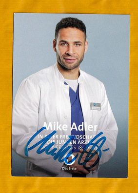 Mike Adler - (In aller Freundschaft) - persönlich sig. Autogrammkarte (2)