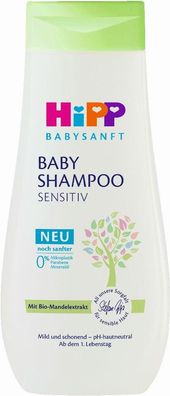 46,20EUR/1l Hipp babysanf babysanft baby shampoo, 200ml Flasch