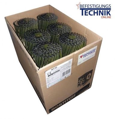 Coilnägel 3,8x100mm glatt blank für Coilnagler Bostitch N512C-2-E Tjep CN-130 2,16M