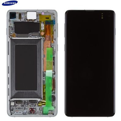 Samsung Galaxy S10 G973F GH82-18850B LCD Display Touch Screen (Service Pack) Prism...