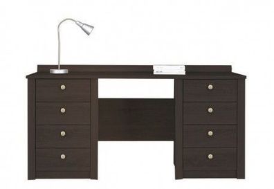 Schreibtisch 160x75x60 cm Finezja F16 mit 8 Schubkästen