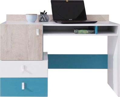 Schreibtisch PLANET PL-9 mit 2 Schubladen und 1 Tür