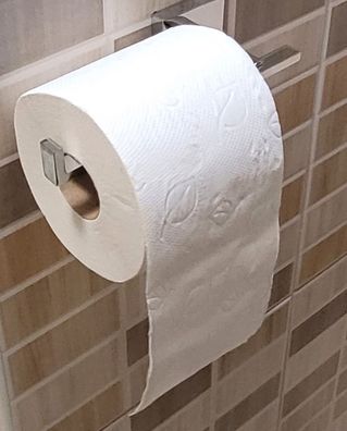 Vallona Toilettenpapierhalter ohne Deckel. Messing Verchromt. Reduziert
