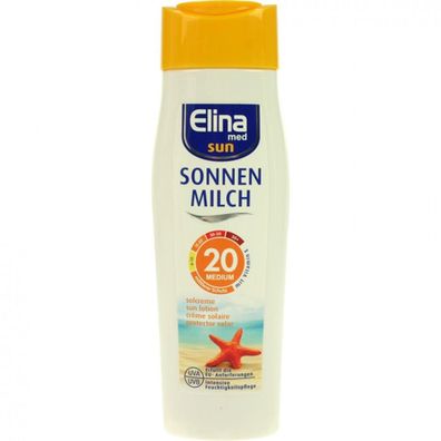 35,85EUR/1l Sonnenschutz Milch Elina 200ml LSF 20