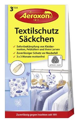 Aeroxon Textilschutz S?ckchen 3er Pack