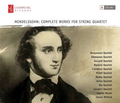 Felix Mendelssohn Bartholdy (1809-1847) - Streichquartette Nr.1-6 - - (CD / S)