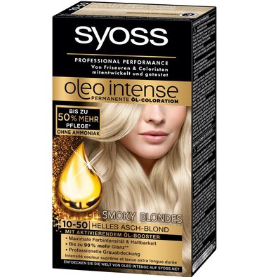 Syoss Oleo 10-50 Helles Asch-Blond Smoky Blondes Intense Coloration