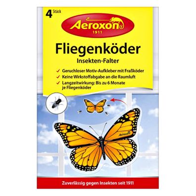Aeroxon Fliegenk?der Insekten-Falter 4er Pack
