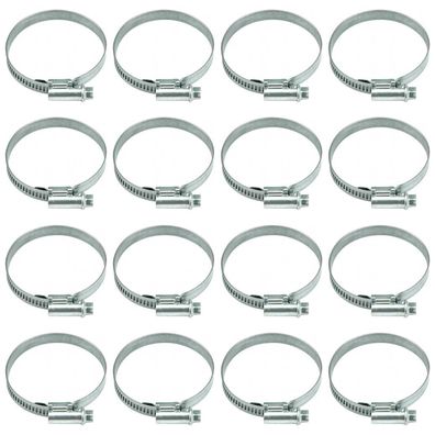 50 x Bandschneckenklemme 10-16 rostfrei