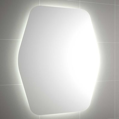 Salgar Organic Spiegel 800 mit Led-Leuchte 800 x1000 mm