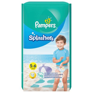 Pampers splashers Gr??e 5 -6 tp, 10er Pack windeln baby