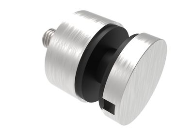 Glas-Punkthalter | Ø 30 mm | für Anschluss: flach - Ø 42,4 mm | V2A / V4A / Zink