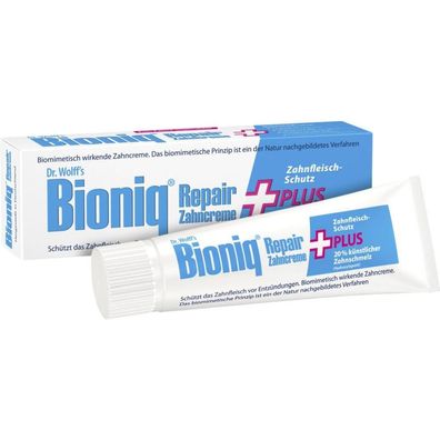 187,73EUR/1l bioniq Repair-Zahncreme PLUS Zahnpasta 75ml Zahnschmelz