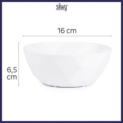 Silwy Super-Magnet-Bowl Farbe wei?