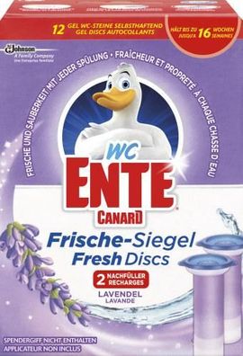 142,64EUR/1l WC Ente Frische Siegel Fresh Disks Lavendel 2x36ml (12 St?ck)