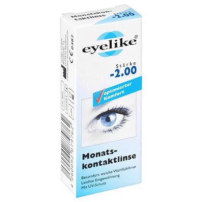 Eyelike Monatskontaktlinse St?rke 2,0 1er Pack