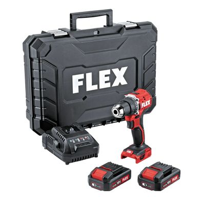FLEX
2-Gang Akku-Bohrschrauber DD 2G 18.0-EC LD/2.5 Set | 18 Volt 2x 2,5 Ah Akkus