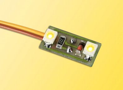 Viessmann 6017 - Hausbeleuchtung, 2 LEDs gelb, 3 Stück