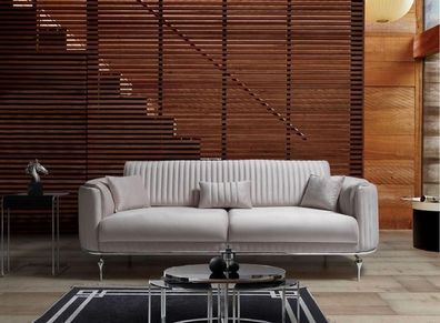 Wohnzimmer Textil Sofa 3 Sitzer Luxus Möbel Sitz Design Couch Lounge