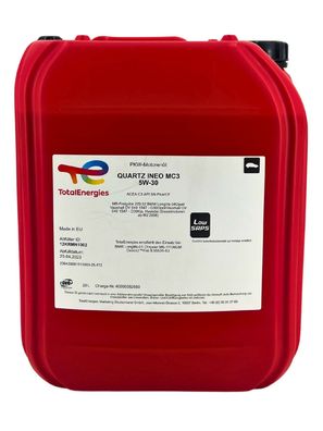 Total Quartz Ineo MC3 5W-30 20 Liter